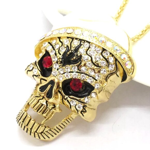 Betsey Johnson Unique Skull Necklace Buy one get one free - Picture 1 of 2